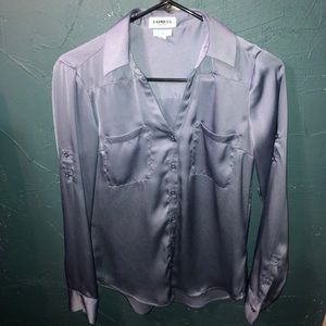 Express “Portofino” Shirt- Slim Fit (Blue)